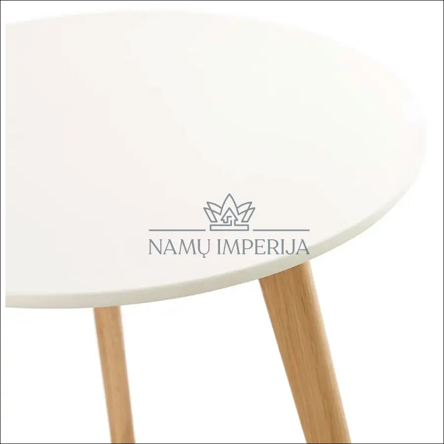 Kavos staliukų komplektas (2vnt) SI1889 - €65 Save 50% 50-100, __label:Pristatymas 1-2 d.d., color-balta, color-ruda,