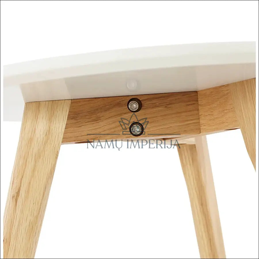Kavos staliukų komplektas (2vnt) SI1889 - €65 Save 50% 50-100, __label:Pristatymas 1-2 d.d., color-balta, color-ruda,