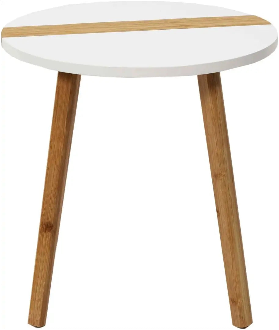 Kavos staliukų komplektas (2vnt) SI1985 - €68 Save 50% 50-100, __label:Pristatymas 1-2 d.d., color-balta, color-ruda,