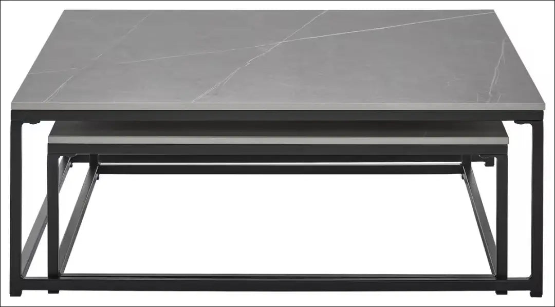 Kavos staliukų komplektas (2vnt) SI2219 - €160 Save 50% 100-200, __label:Pristatymas 1-2 d.d., color-juoda,