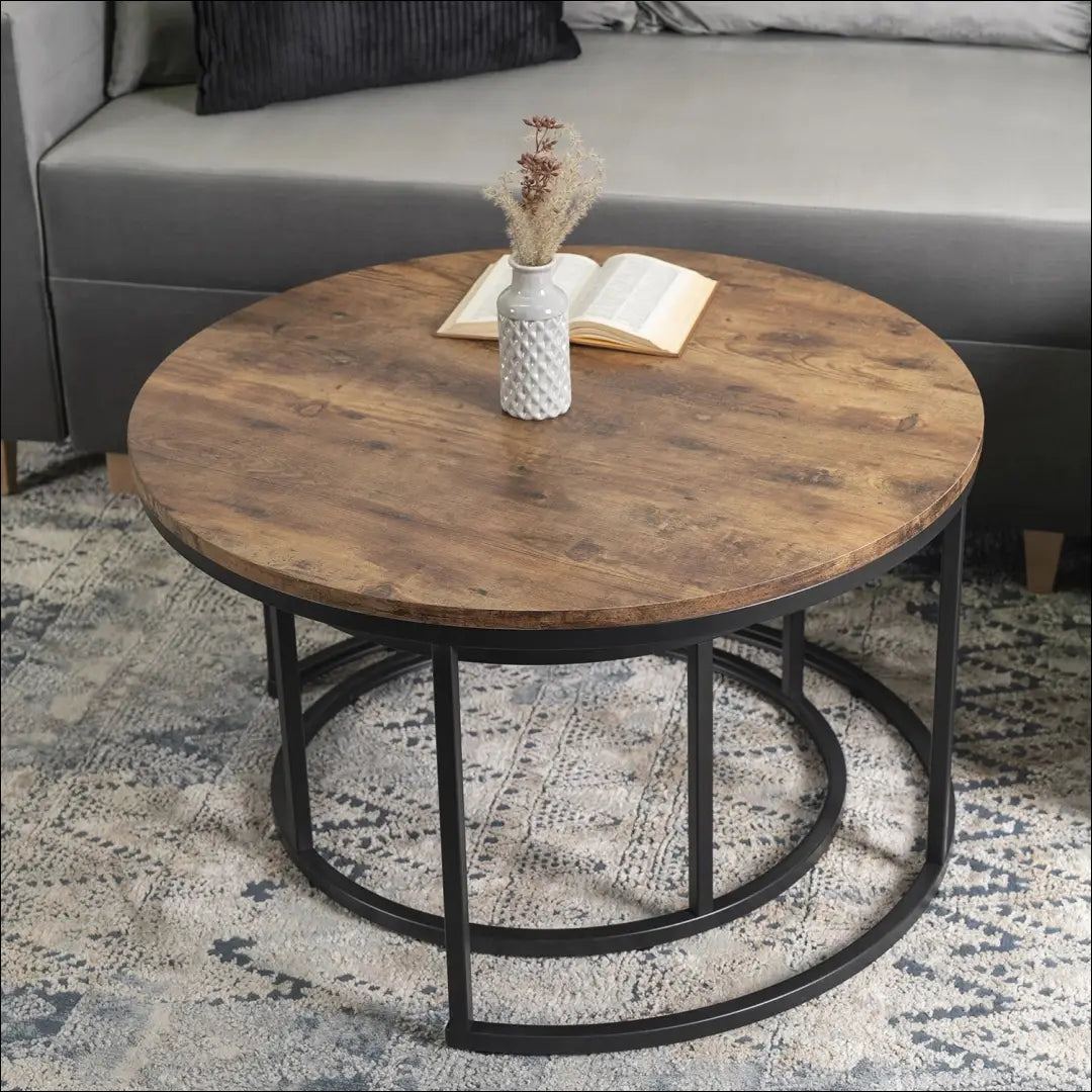 Kavos staliukų rinkinys iš MDF ąžuolo spalvos TE128 - €114 Save 15% 100-200, __label:Pristatymas 5-14 d.d., elite,