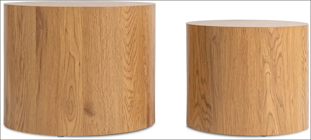 Kavos staliukų rinkinys iš MDF ąžuolo spalvos TE280 - €130 Save 15% 100-200, __label:Pristatymas 5-14 d.d., elite,