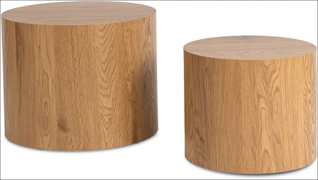 Kavos staliukų rinkinys iš MDF ąžuolo spalvos TE280 - €130 Save 15% 100-200, __label:Pristatymas 5-14 d.d., elite,