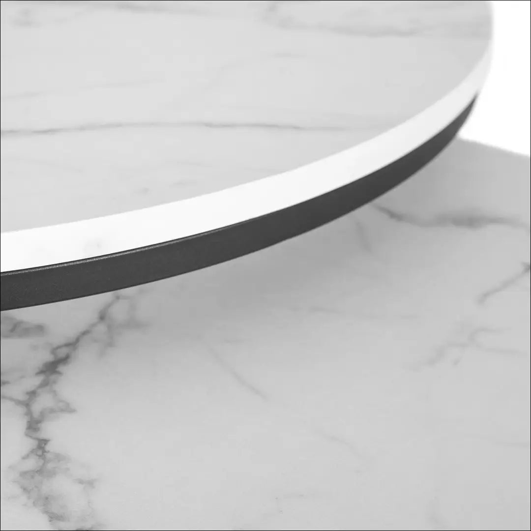 Kavos staliukų rinkinys iš MDF baltos spalvos / marmuro TE126 - €111 Save 15% 100-200, __label:Pristatymas 5-14 d.d.,