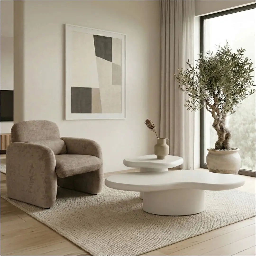 Kavos staliukų rinkinys iš MDF baltos spalvos TE1155 - €255 Save 15% __label:Pristatymas 5-14 d.d., elite, over-200,