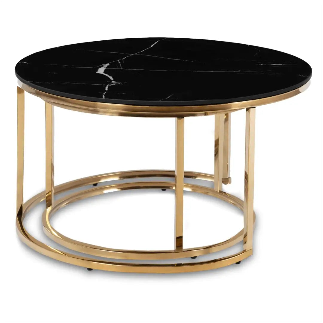 Kavos staliukų rinkinys juodos spalvos / auksinės TE1016 - €170 Save 15% 100-200, __label:Pristatymas 5-14 d.d., elite,