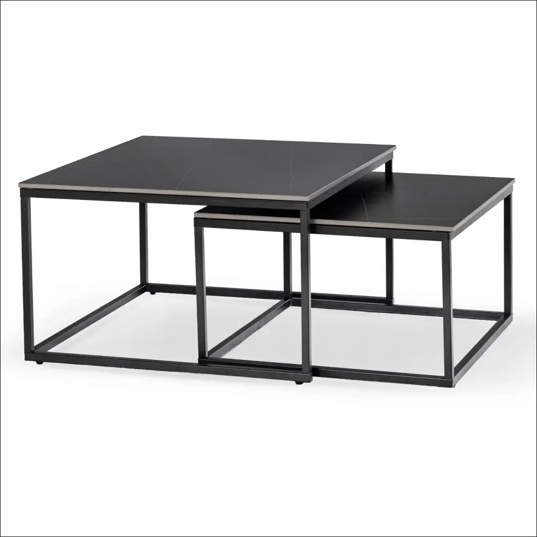 Kavos staliukų rinkinys juodos spalvos / marmuro TE1250 - €145 Save 15% 100-200, __label:Pristatymas 5-14 d.d., elite,