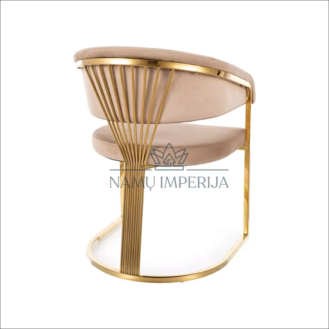 Kėdė AL015 - __label:Pristatymas 5-14 d.d., color-auksine, color-kremas, color-smelio, kedes-valgomojo Virš €200