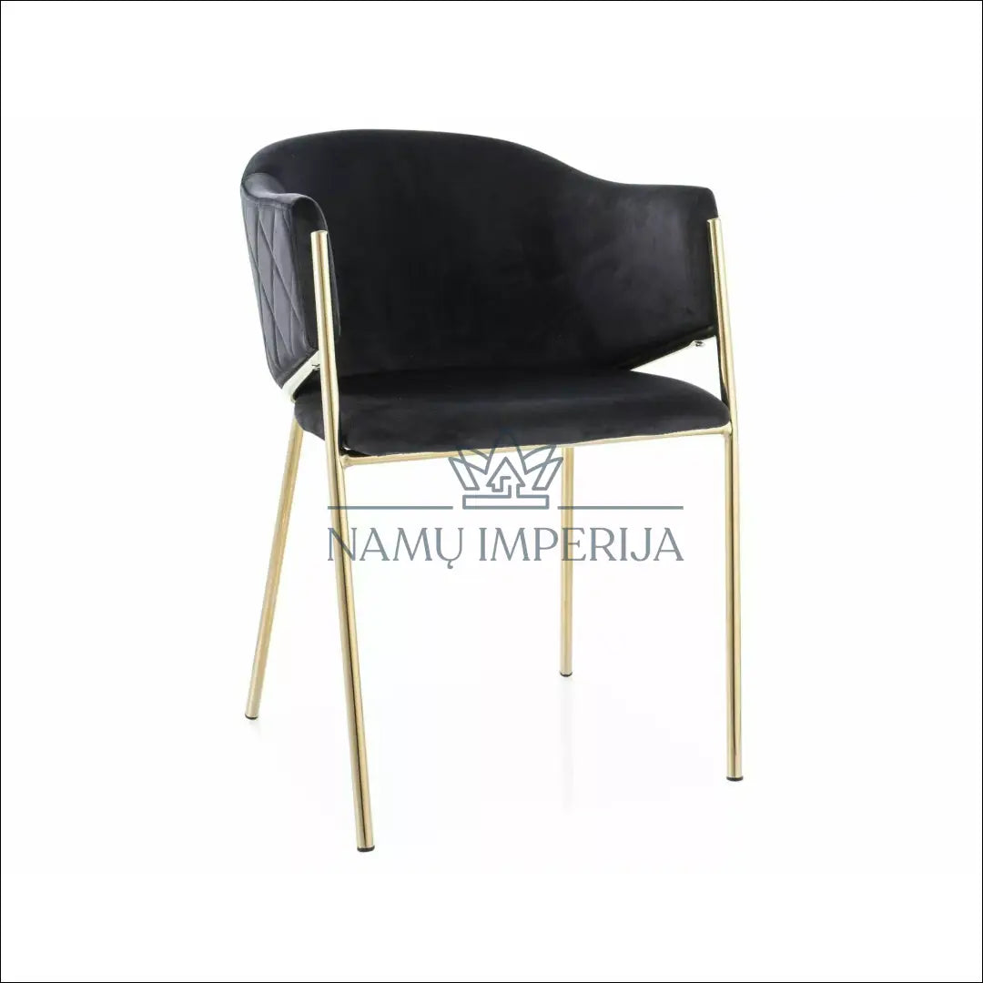 Kėdė AL020 - €105 Save 20% 100-200, 50-100, __label:Pristatymas 5-14 d.d., color-juoda, color-pilka Juoda + auksinės