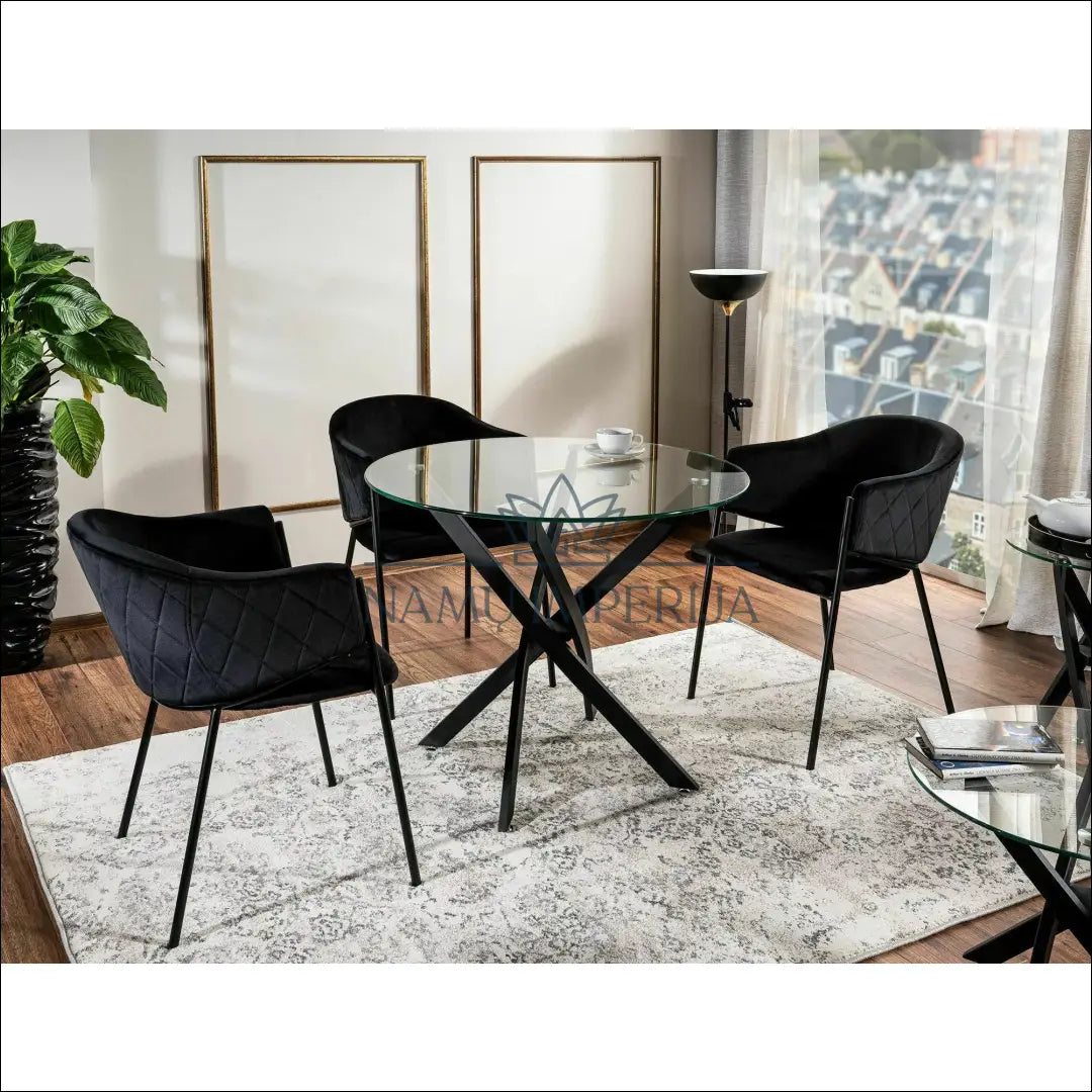 Kėdė AL020 - 100-200, 50-100, __label:Pristatymas 5-14 d.d., color-juoda, color-pilka €50 to €100 Kitchen & Dining Room
