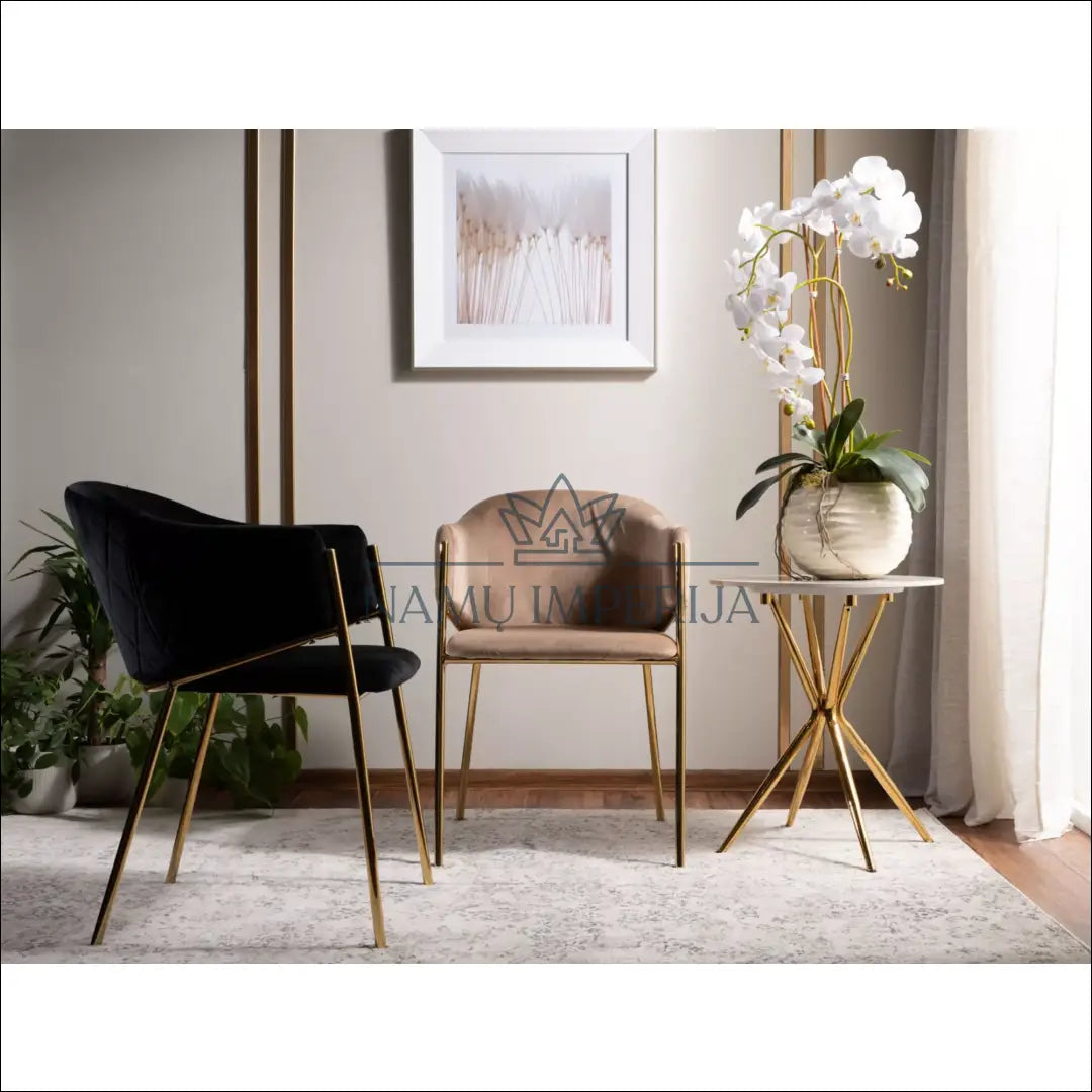 Kėdė AL020 - 100-200, 50-100, __label:Pristatymas 5-14 d.d., color-juoda, color-pilka €50 to €100 Kitchen & Dining Room