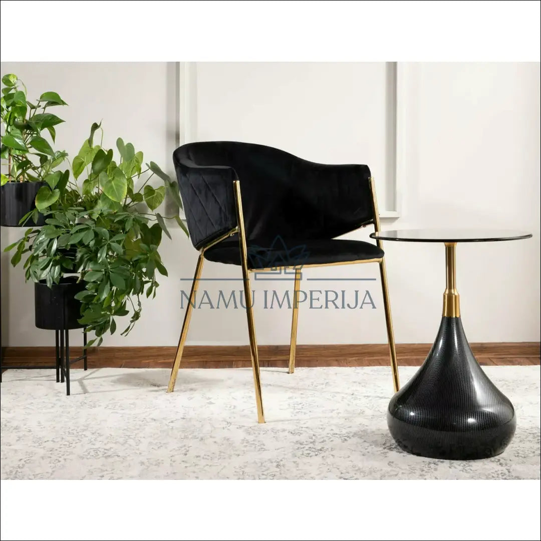 Kėdė AL020 - 100-200, 50-100, __label:Pristatymas 5-14 d.d., color-juoda, color-pilka €50 to €100 Kitchen & Dining Room