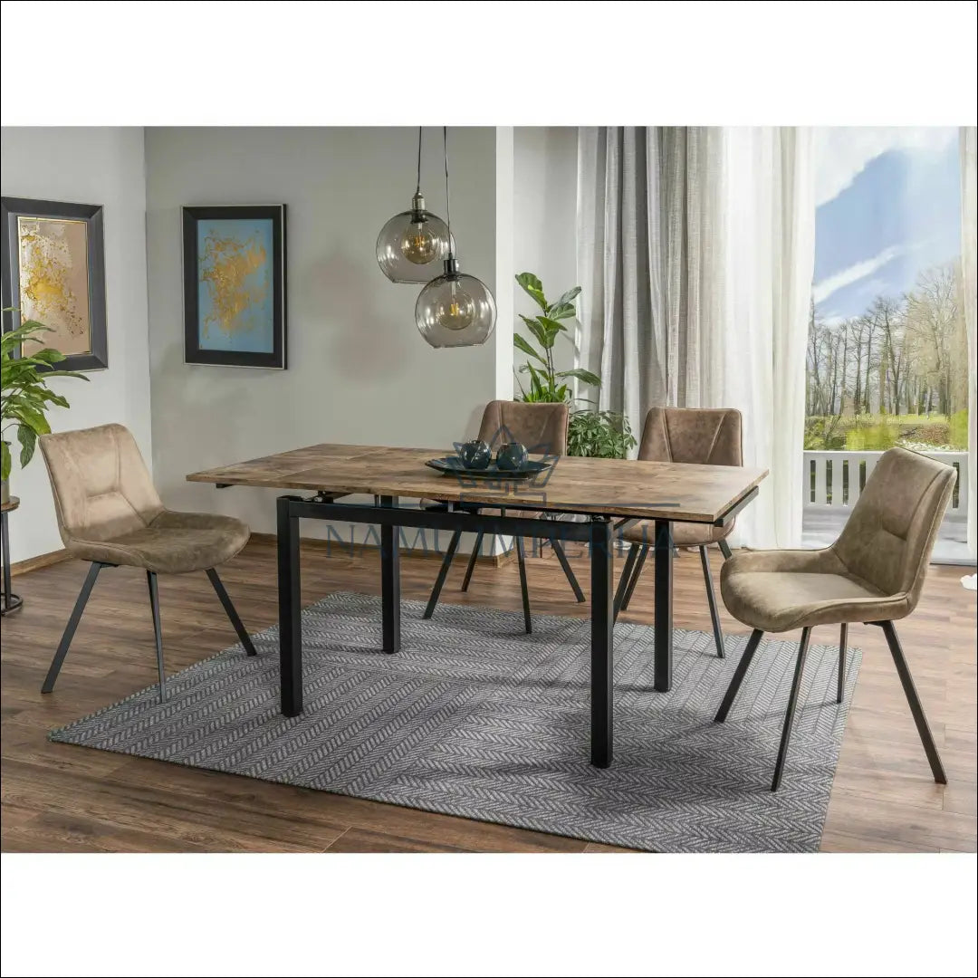 Kėdė AL027 - €59 Save 20% 50-100, __label:Pristatymas 5-14 d.d., color-smelio, kedes-valgomojo, material-gobelenas €50