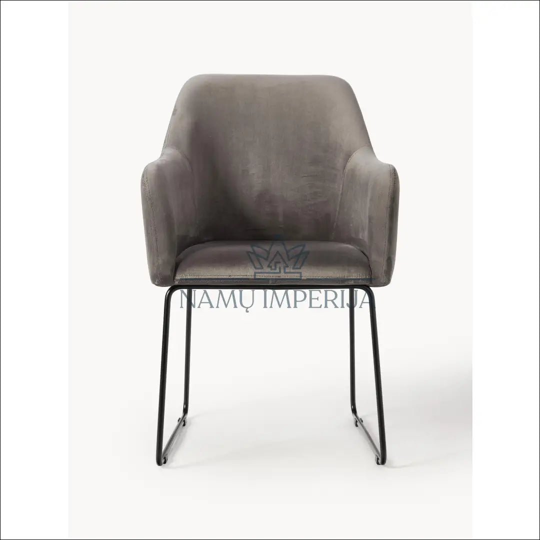 Kėdė/fotelis VI468 - €116 Save 60% 100-200, color-pilka, foteliai, kedes-valgomojo, material-aksomas Aksomas