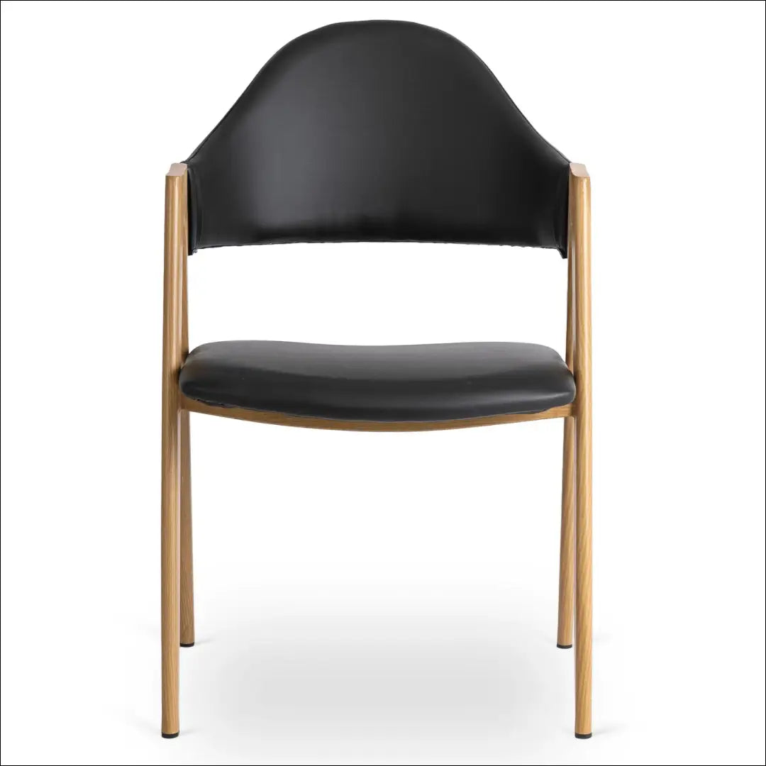 Kėdė iš eko odos juodos spalvos TE109 - €58 Save 15% 50-100, __label:Pristatymas 5-14 d.d., elite, Krzesła,