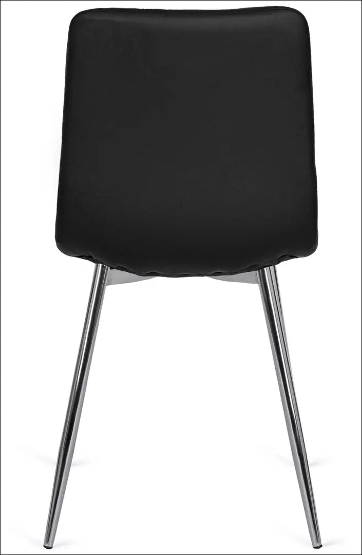 Kėdė iš eko odos juodos spalvos TE138 - €43 Save 15% 25-50, __label:Pristatymas 5-14 d.d., elite, Krzesła, spalva-juoda