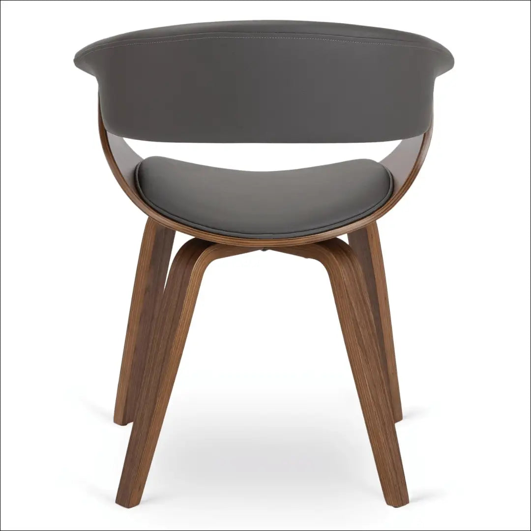 Kėdė iš eko odos pilkos spalvos / riešuto TE1074 - €145 Save 15% 100-200, __label:Pristatymas 5-14 d.d., elite,