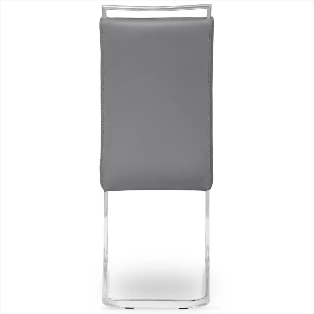 Kėdė iš eko odos pilkos spalvos TE075 - €64 Save 15% 50-100, __label:Pristatymas 5-14 d.d., elite, Krzesła,