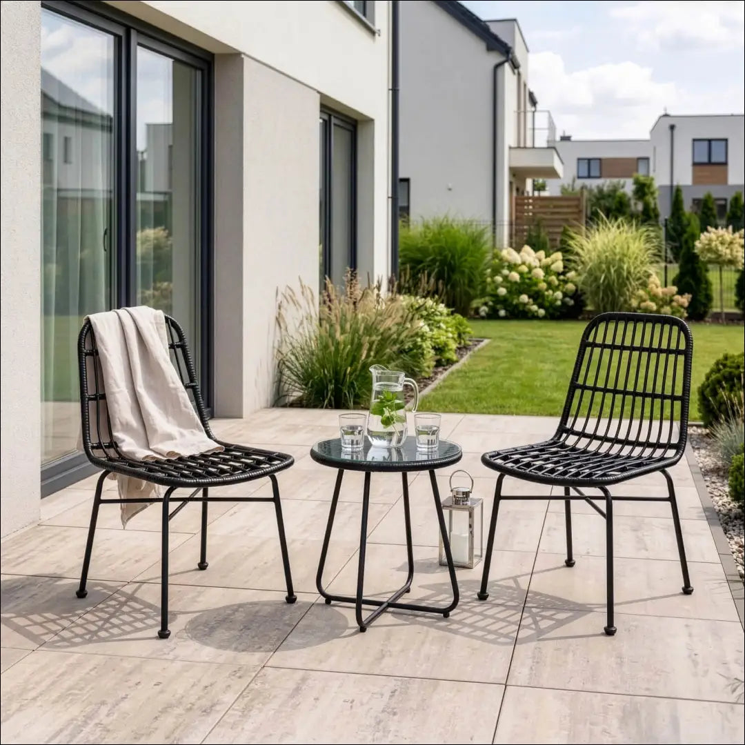 Kėdė iš sintetinio ratano juodos spalvos TE327 - €86 Save 15% 50-100, __label:Pristatymas 5-14 d.d., elite,