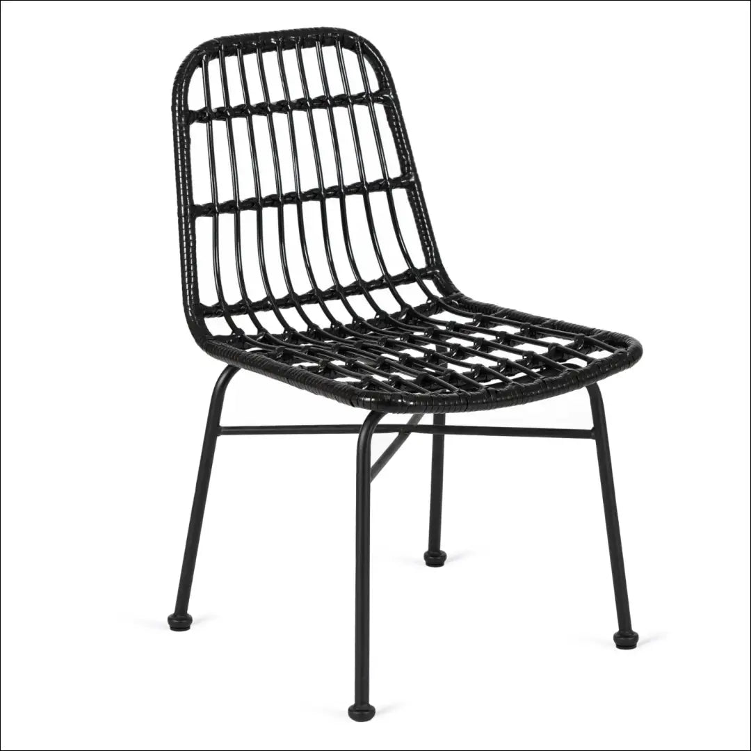 Kėdė iš sintetinio ratano juodos spalvos TE327 - €86 Save 15% 50-100, __label:Pristatymas 5-14 d.d., elite,