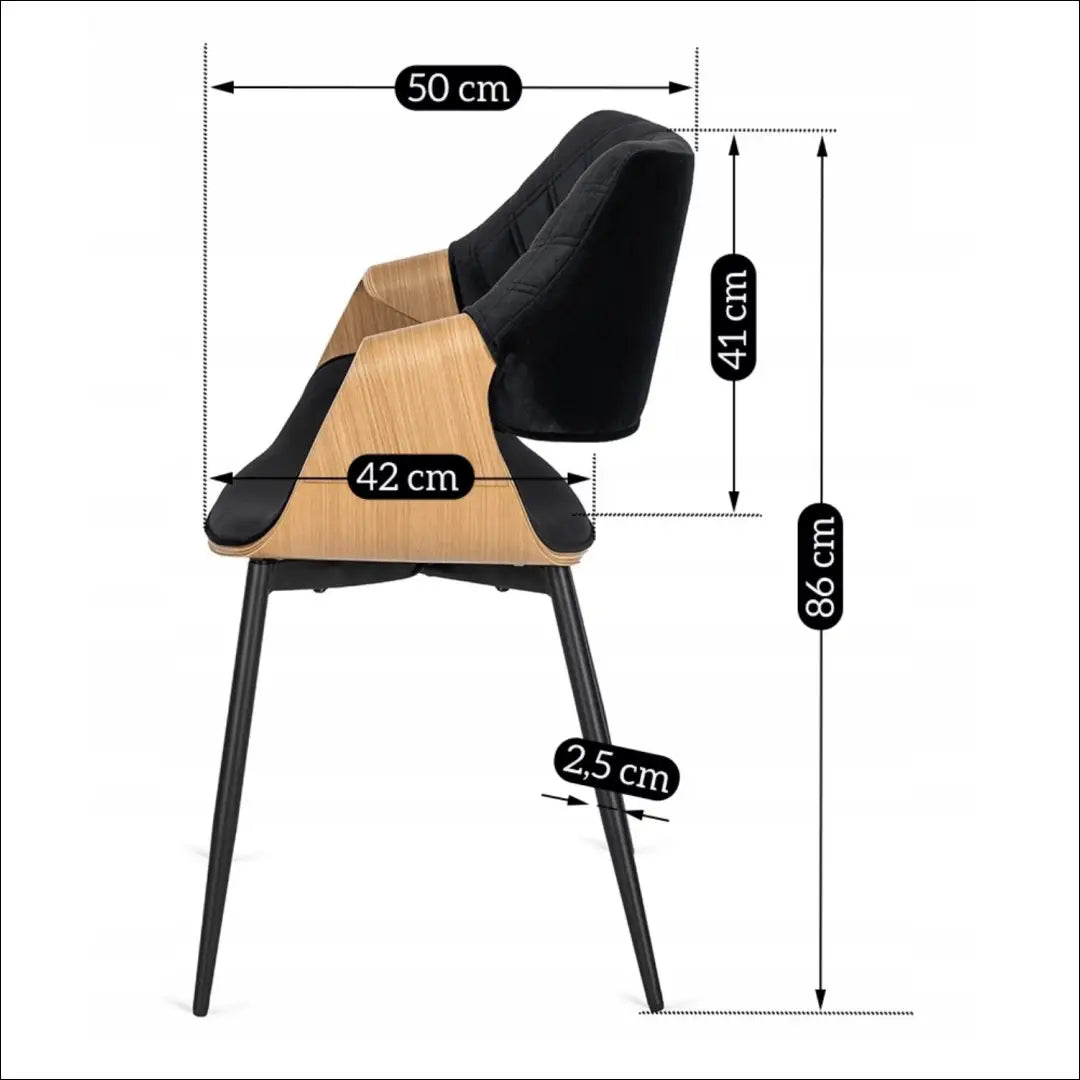 Kėdė juoda/auksinio ąžuolo aksomas TE1472 - €141.74 Save 15% __label:Pristatymas 5-14 d.d., Newelite Naujausi produktai