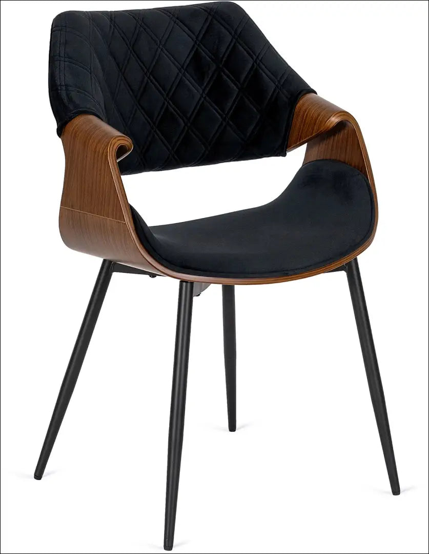 Kėdė juoda/riešutmedžio spalvos aksomas TE1469 - €142 Save 15% __label:Pristatymas 5-14 d.d., Newelite Naujausi