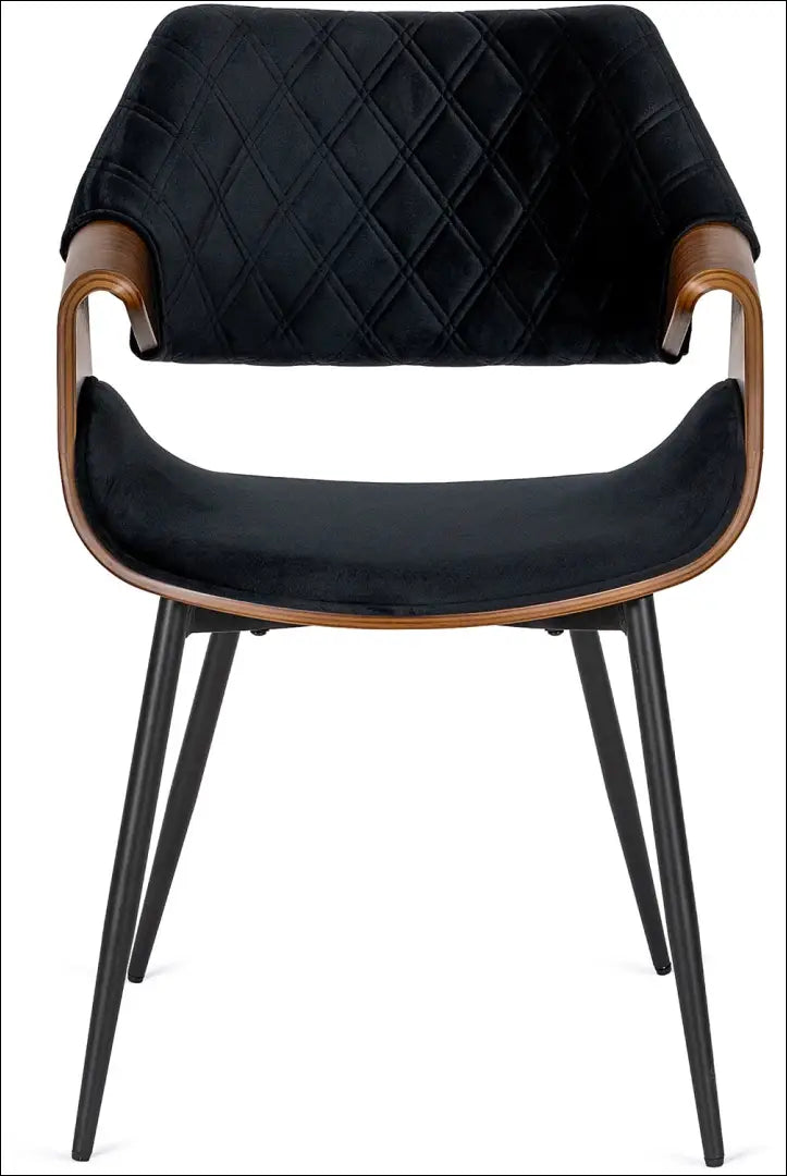 Kėdė juoda/riešutmedžio spalvos aksomas TE1469 - €142 Save 15% __label:Pristatymas 5-14 d.d., Newelite Naujausi