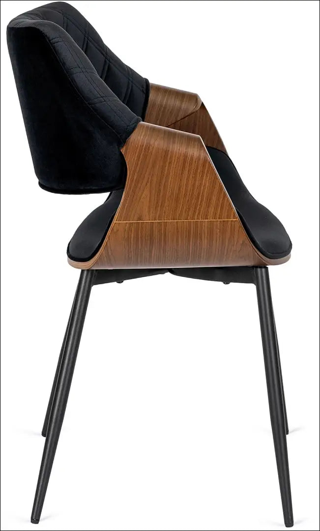 Kėdė juoda/riešutmedžio spalvos aksomas TE1469 - €142 Save 15% __label:Pristatymas 5-14 d.d., Newelite Naujausi