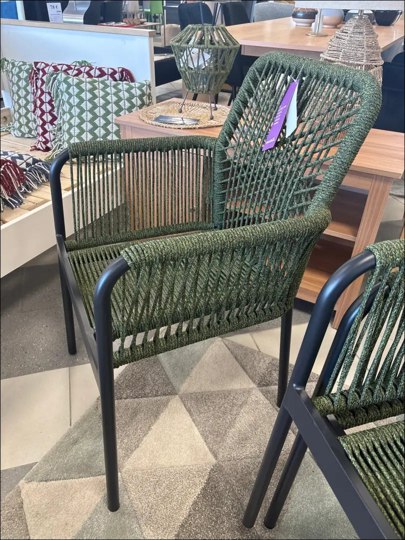 Kėdė LI864 - €69 Save 50% 50-100, __label:Pristatymas 1-2 d.d., color-zalia, lauko baldai, lauko-kedes €50 to €100