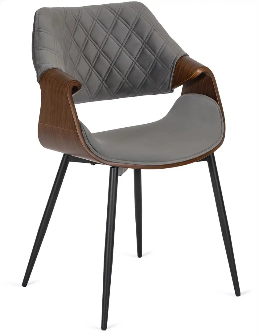 Kėdė pilka/riešutmedžio spalvos aksomas TE1471 - €141.74 Save 15% __label:Pristatymas 5-14 d.d., Newelite Naujausi