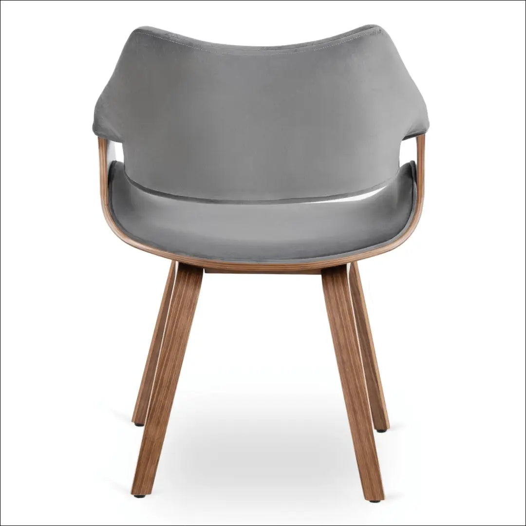 Kėdė pilka/riešutmedžio spalvos aksomas TE2095 - €145.20 Save 15% __label:Pristatymas 5-14 d.d., Newelite Naujausi