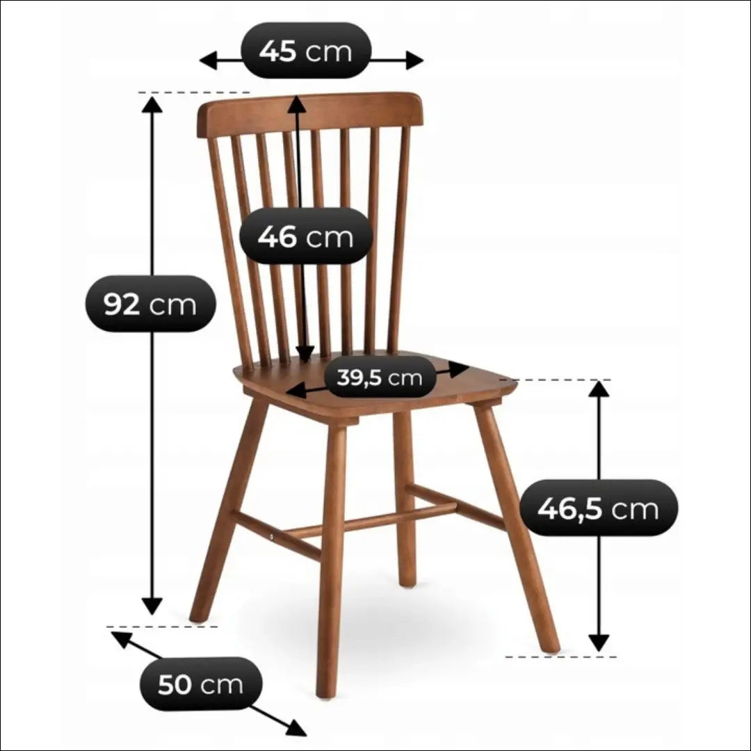 Kėdė riešuto spalvos TE768 - €58 Save 15% 50-100, __label:Pristatymas 5-14 d.d., elite, uzsakomi €50 to €100 | Namų