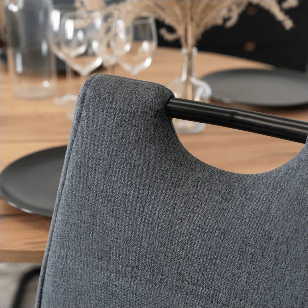 Kėdė su audiniu juodos spalvos / pilkos TE630 - €54 Save 15% 50-100, __label:Pristatymas 5-14 d.d., elite, Krzesła,
