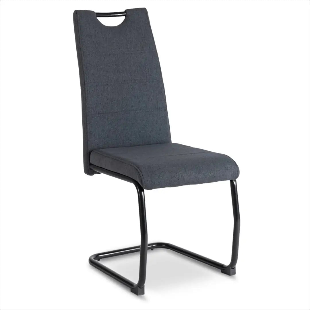 Kėdė su audiniu juodos spalvos / pilkos TE630 - €54 Save 15% 50-100, __label:Pristatymas 5-14 d.d., elite, Krzesła,