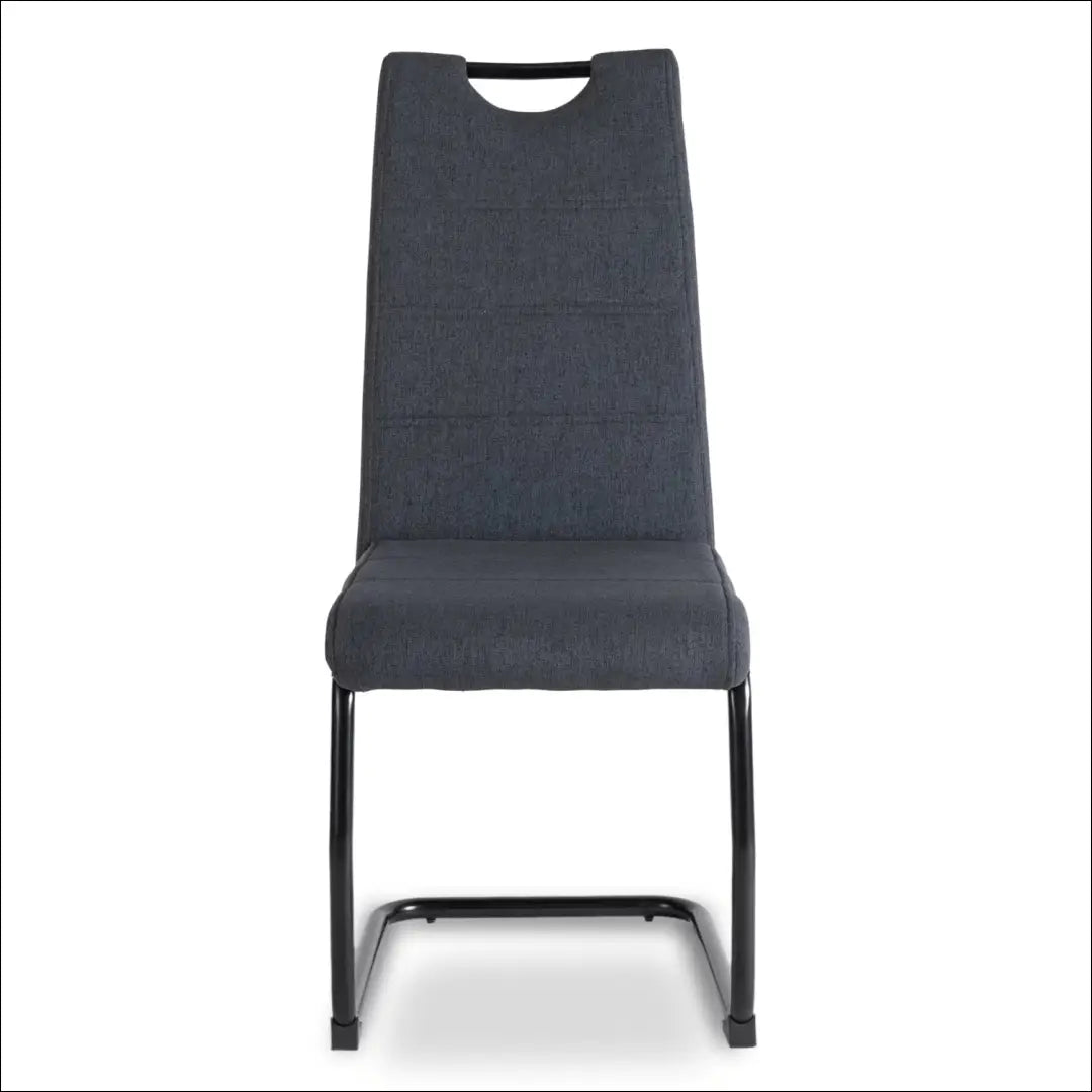 Kėdė su audiniu juodos spalvos / pilkos TE630 - €54 Save 15% 50-100, __label:Pristatymas 5-14 d.d., elite, Krzesła,