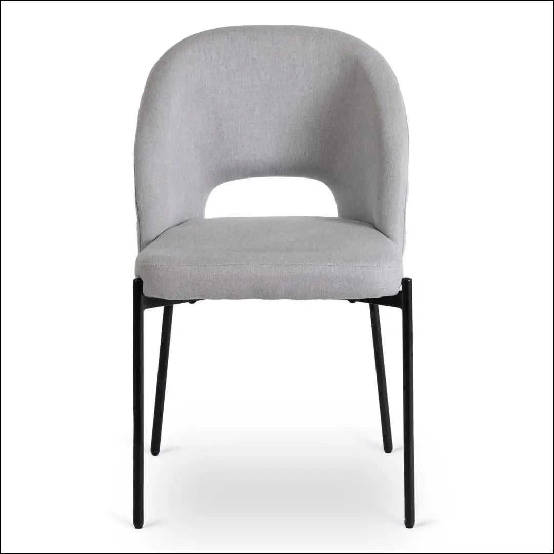 Kėdė su audiniu juodos spalvos / pilkos TE745 - €80 Save 15% 50-100, __label:Pristatymas 5-14 d.d., elite, Krzesła,