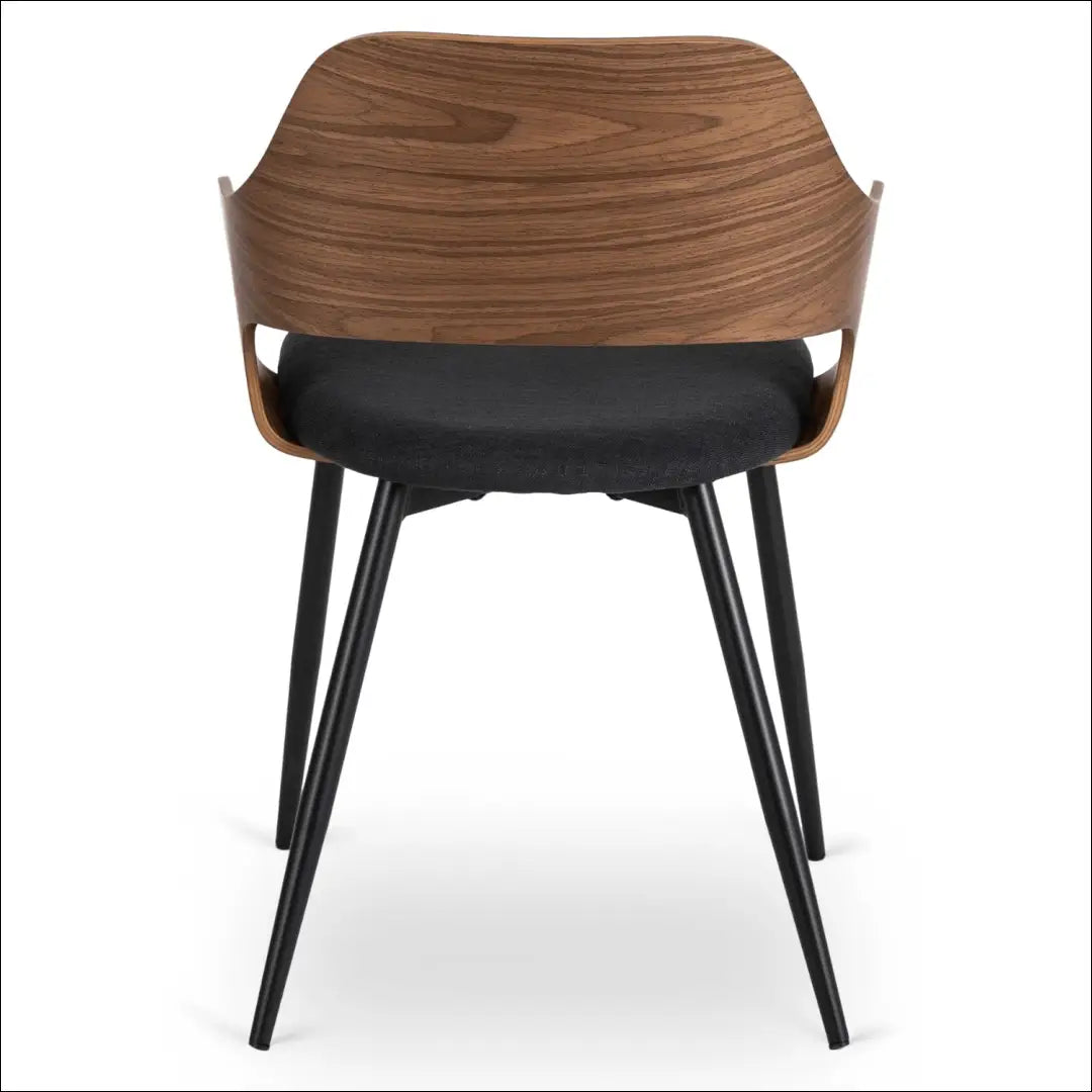 Kėdė su audiniu juodos spalvos / riešuto TE354 - €127 Save 15% 100-200, __label:Pristatymas 5-14 d.d., elite, Krzesła,
