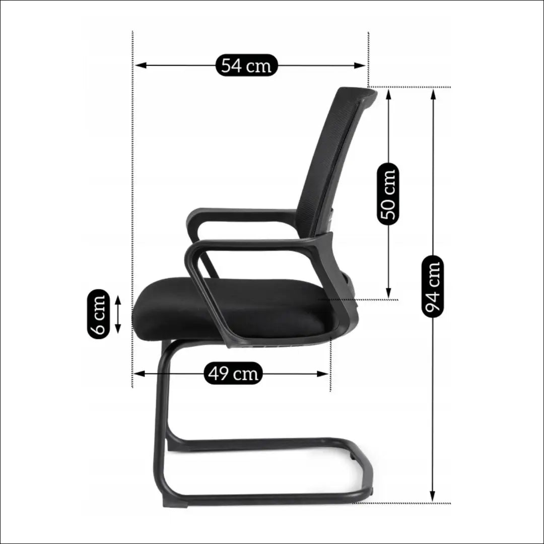Kėdė su audiniu juodos spalvos TE244 - €64 Save 15% 50-100, __label:Pristatymas 5-14 d.d., elite, Krzesła, spalva-juoda