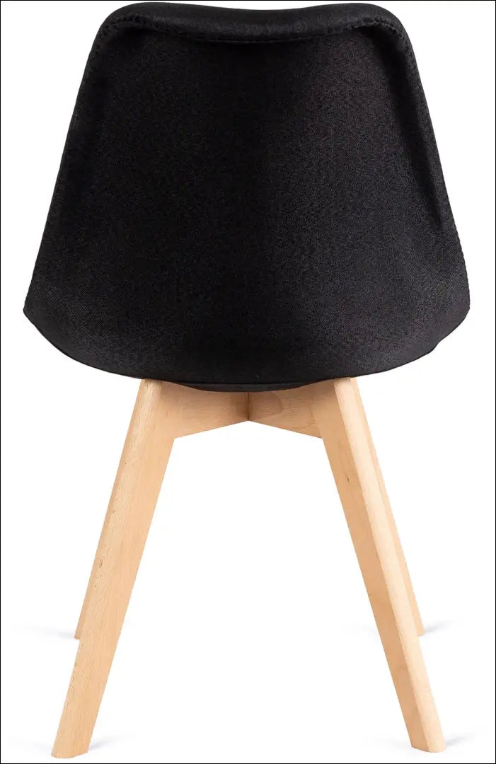 Kėdė su audiniu juodos spalvos TE257 - €50 Save 15% 50-100, __label:Pristatymas 5-14 d.d., elite, Krzesła, spalva-juoda