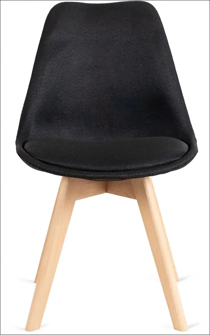 Kėdė su audiniu juodos spalvos TE257 - €50 Save 15% 50-100, __label:Pristatymas 5-14 d.d., elite, Krzesła, spalva-juoda