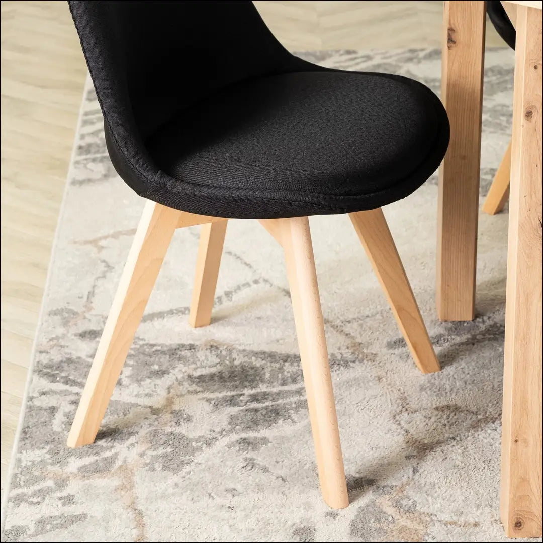 Kėdė su audiniu juodos spalvos TE257 - €50 Save 15% 50-100, __label:Pristatymas 5-14 d.d., elite, Krzesła, spalva-juoda