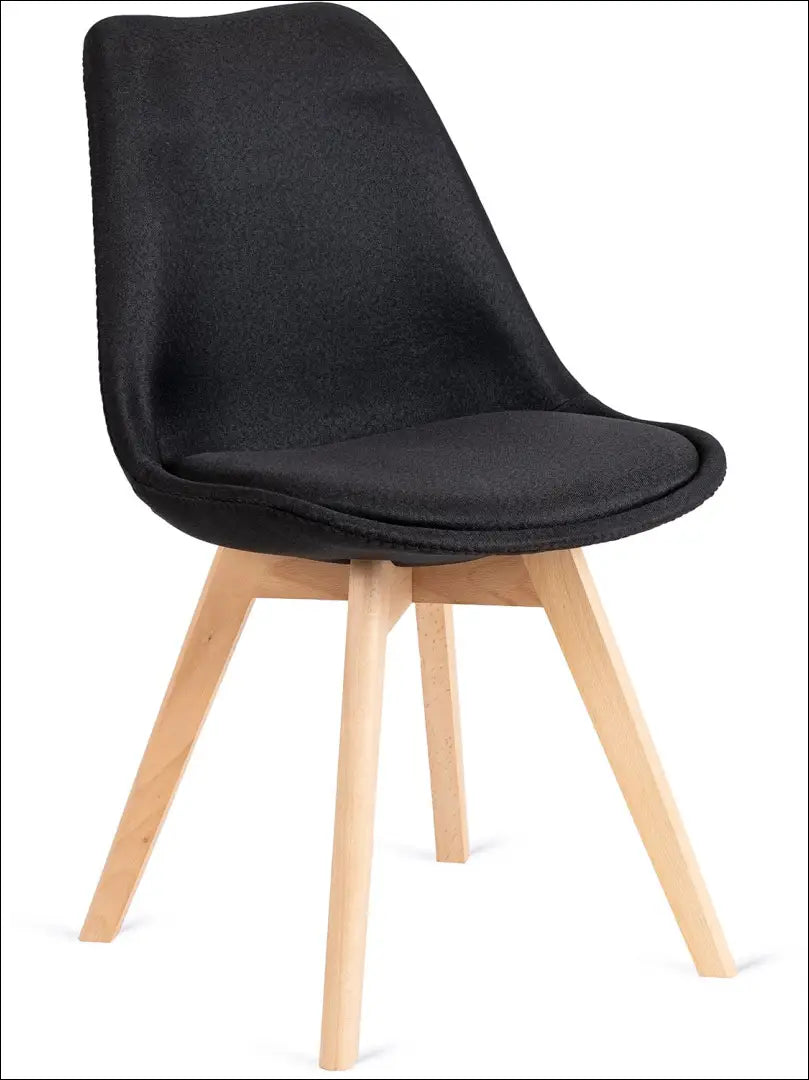 Kėdė su audiniu juodos spalvos TE257 - €50 Save 15% 50-100, __label:Pristatymas 5-14 d.d., elite, Krzesła, spalva-juoda