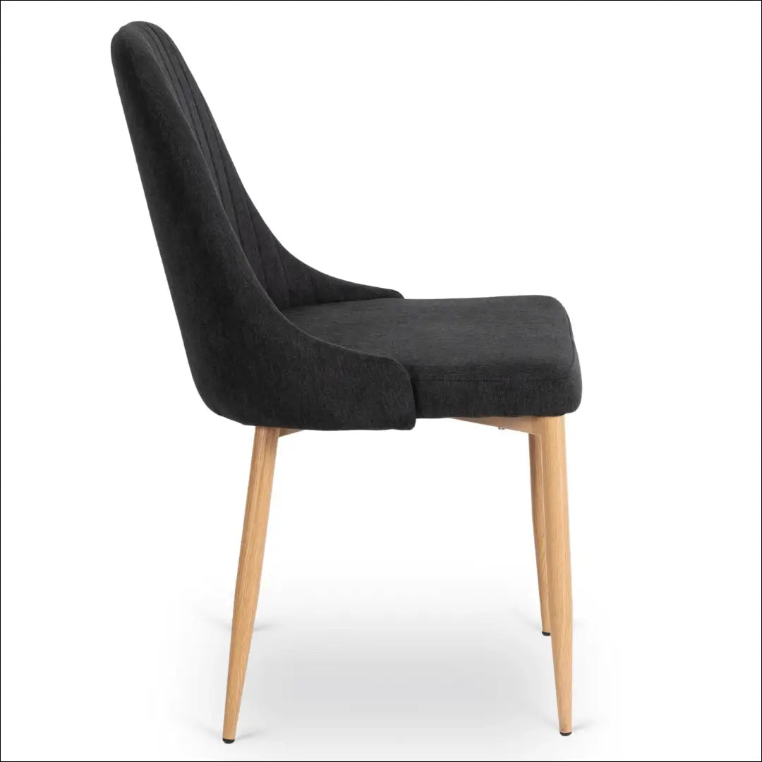 Kėdė su audiniu juodos spalvos TE334 - €60 Save 15% 50-100, __label:Pristatymas 5-14 d.d., elite, Krzesła, spalva-juoda
