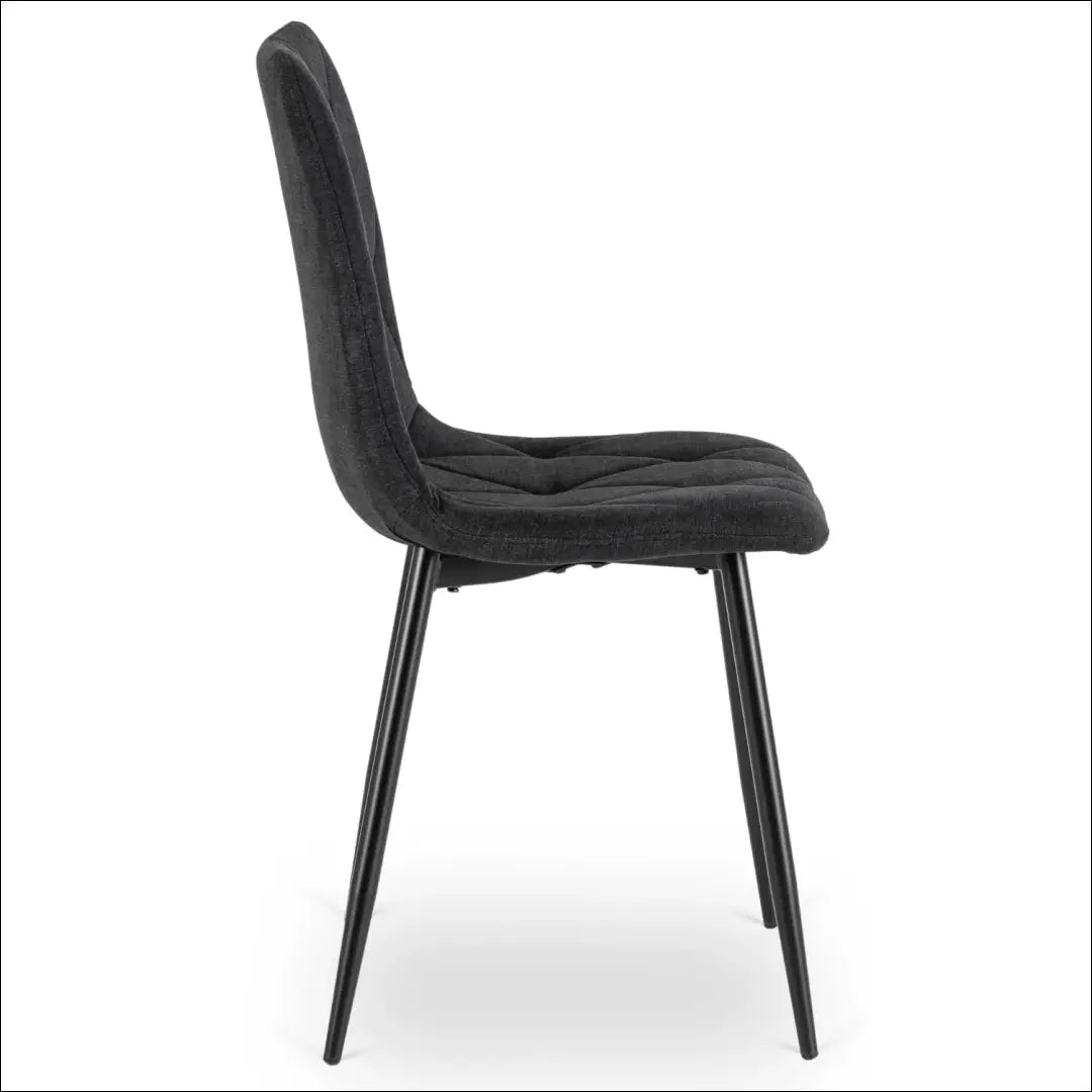 Kėdė su audiniu juodos spalvos TE425 - €35 Save 15% 25-50, __label:Pristatymas 5-14 d.d., elite, Krzesła, spalva-juoda