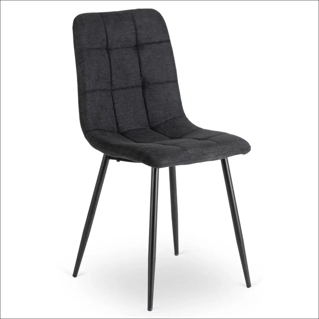 Kėdė su audiniu juodos spalvos TE426 - €34 Save 15% 25-50, __label:Pristatymas 5-14 d.d., elite, Krzesła, spalva-juoda