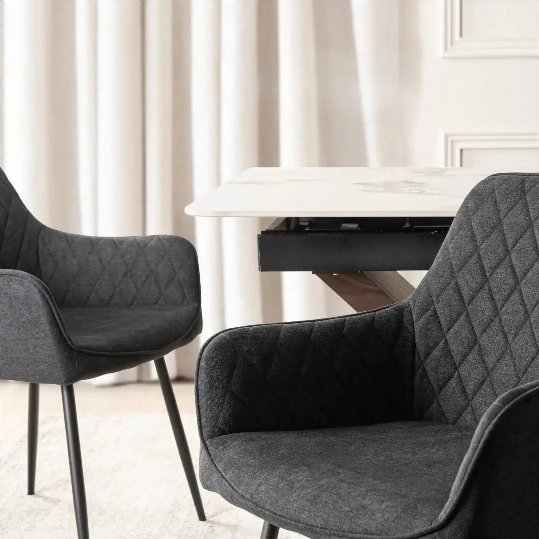 Kėdė su audiniu juodos spalvos TE914 - €53 Save 15% 50-100, __label:Pristatymas 5-14 d.d., elite, Krzesła, spalva-juoda