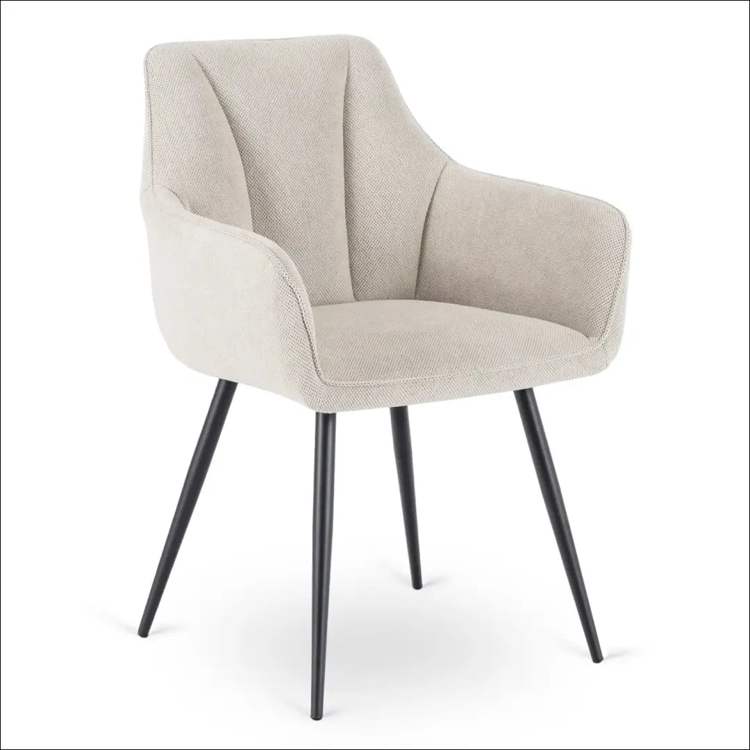 Kėdė su audiniu kreminės spalvos TE840 - €67 Save 15% 50-100, __label:Pristatymas 5-14 d.d., elite, Krzesła,