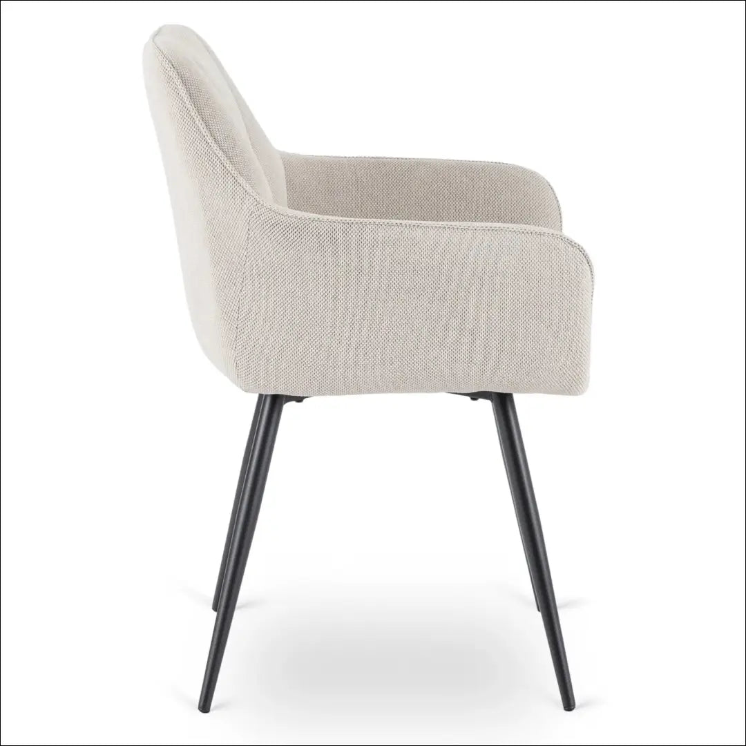 Kėdė su audiniu kreminės spalvos TE840 - €67 Save 15% 50-100, __label:Pristatymas 5-14 d.d., elite, Krzesła,