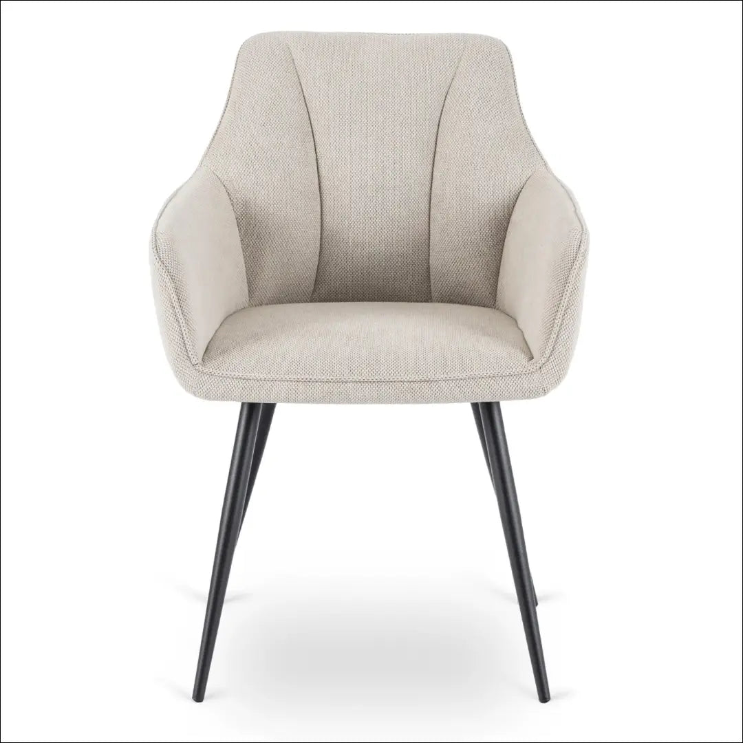 Kėdė su audiniu kreminės spalvos TE840 - €67 Save 15% 50-100, __label:Pristatymas 5-14 d.d., elite, Krzesła,