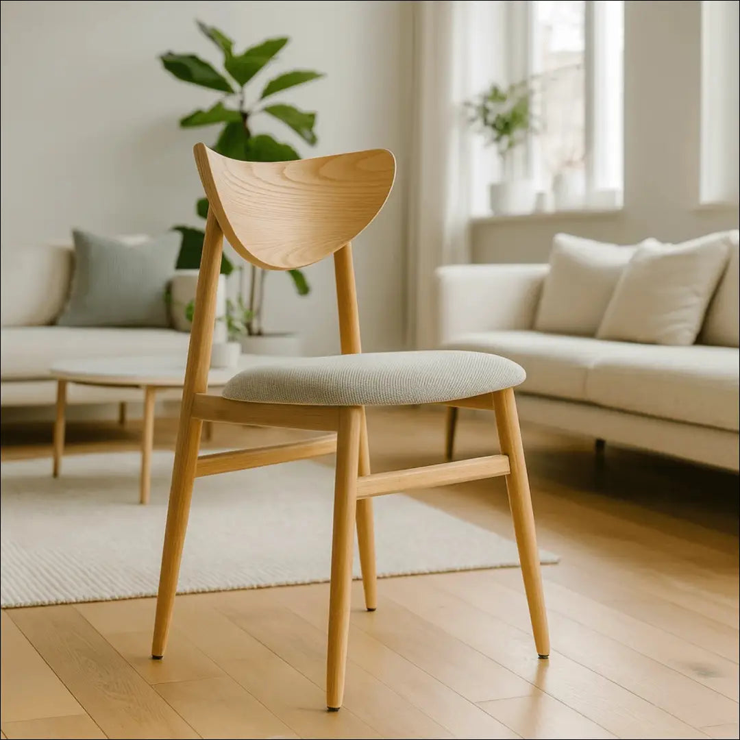Kėdė su audiniu pilkos spalvos / ąžuolo TE895 - €58 Save 15% 50-100, __label:Pristatymas 5-14 d.d., elite, Krzesła,